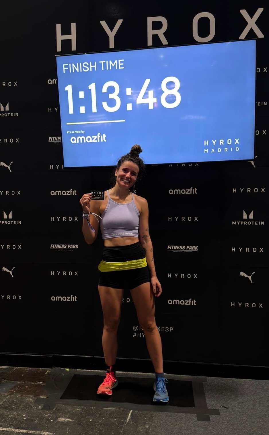 Deportista del programa HYROX en Kairos Las Rozas